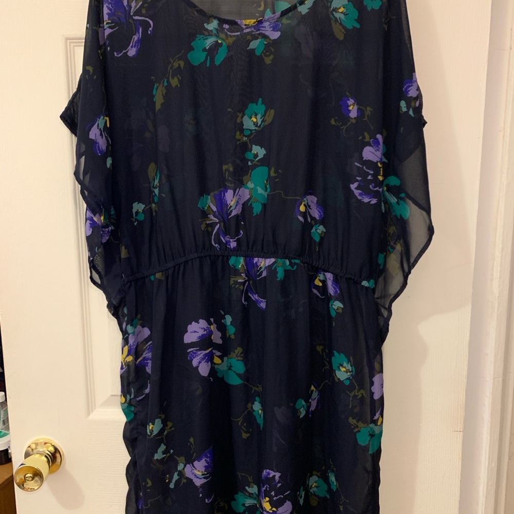 Massimo Multicolor Chiffon beach cover up XXL